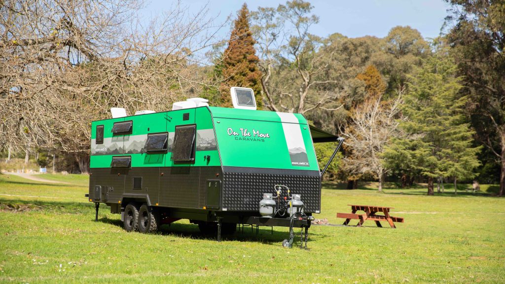 On The Move Caravans ExplorXX 24' Quad Bunk caravan1